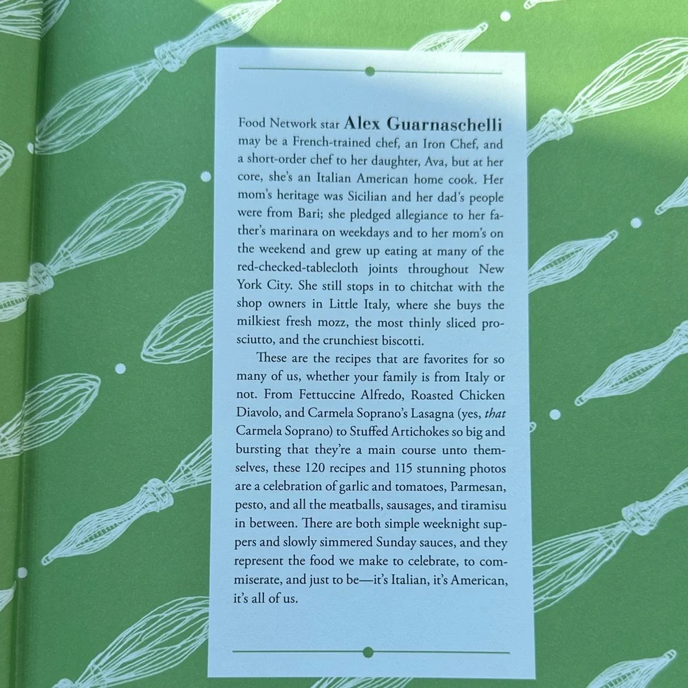 Italian American Forever Cookbook by Alex Guarnaschelli